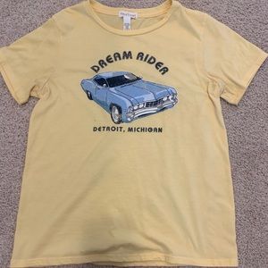 yellow dream rider tee